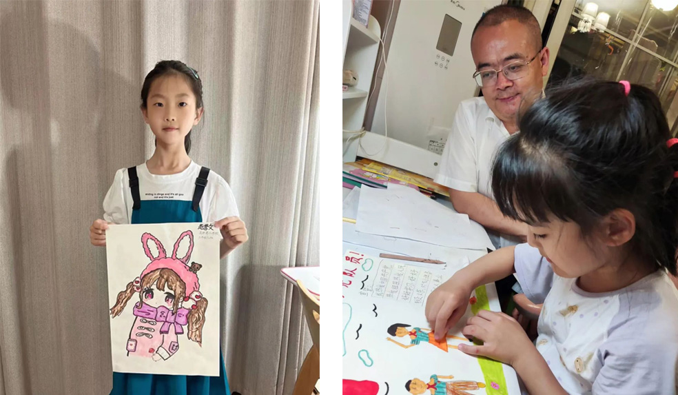 童心向黨 || “西投寶寶”們的親子繪畫作品展來啦！看看你pick哪個！