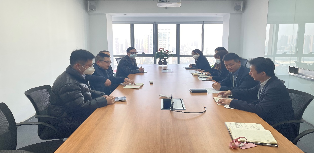 長安財通與陜西金融資產(chǎn)管理股份有限公司、融創(chuàng)西北公司座談交流